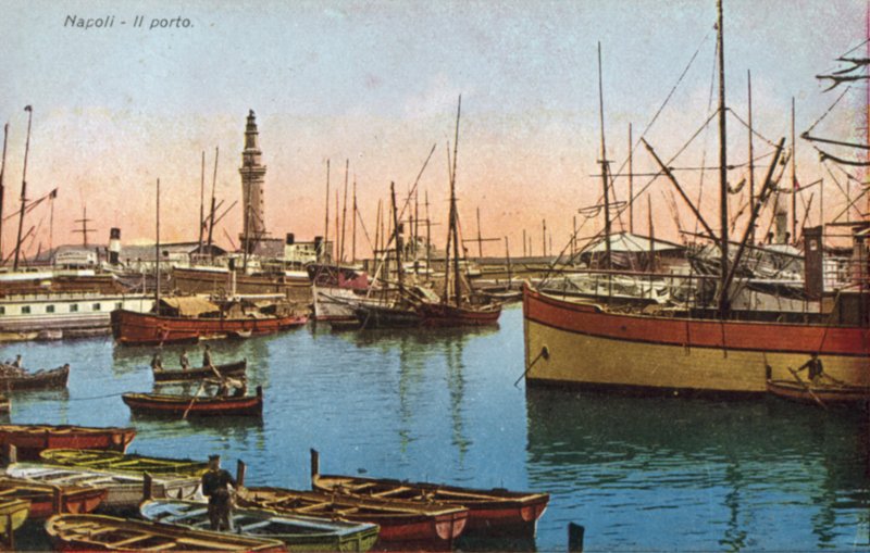 Neapel, Italien, hamnen av Italian Photographer