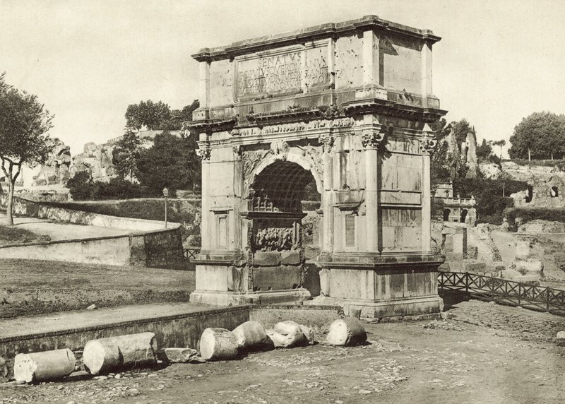 Forum Romanum, Titusbågen av Italian Photographer