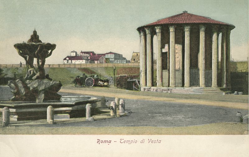 Rom, Italien, Vesta-templet av Italian Photographer
