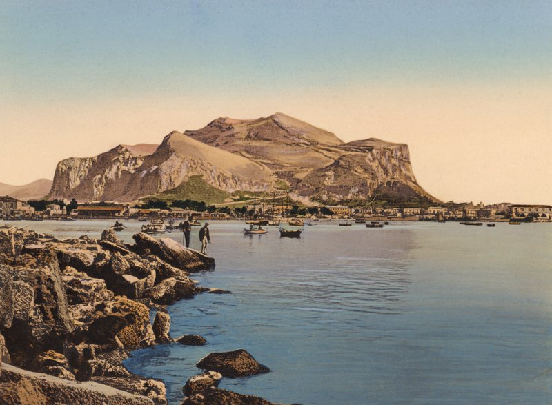 Sicilien / Sicilien: Monte Pellegrino (färgfoto) av Italian Photographer