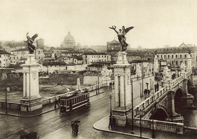 Victor Emanuel-bron av Italian Photographer