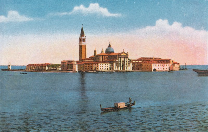 Venedig/Venice: Ön S Giorgio (färgfoto) av Italian Photographer