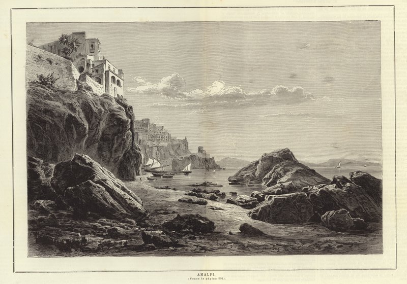 Amalfi av Italian School