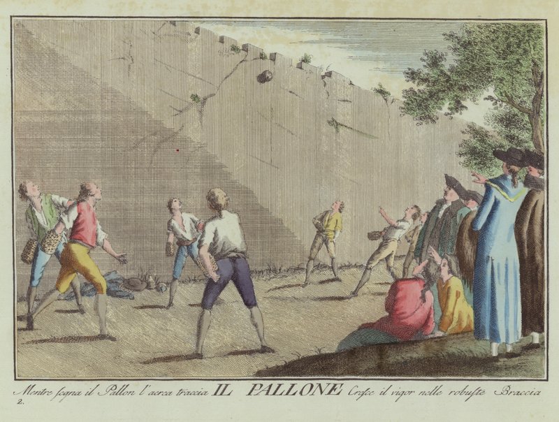 Bollspel av Italian School