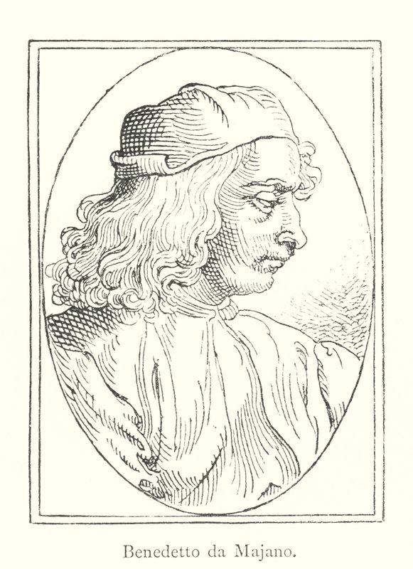 Benedetto da Majano (gravyr) av Italian School