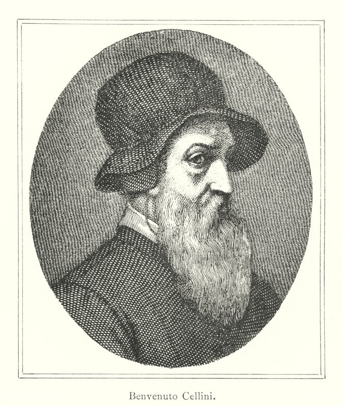 Benvenuto Cellini (gravyr) av Italian School