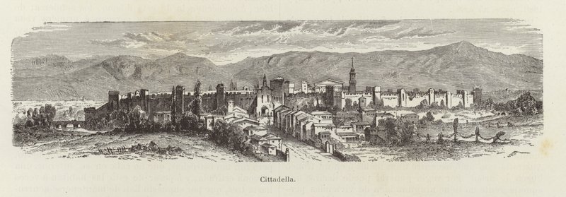 Citadellet i Italien av Italian School