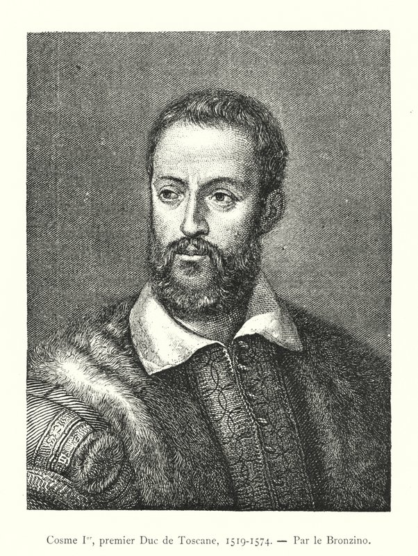 Cosmo I, förste hertig av Toscana av Italian School