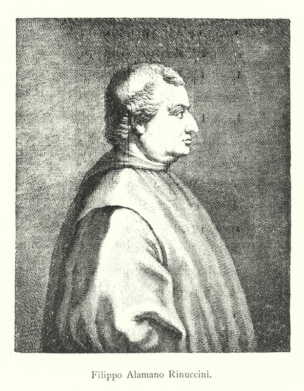 Filippo Alamano Rinuccini (gravyr) av Italian School
