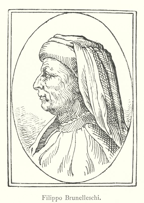 Filippo Brunelleschi (gravyr) av Italian School