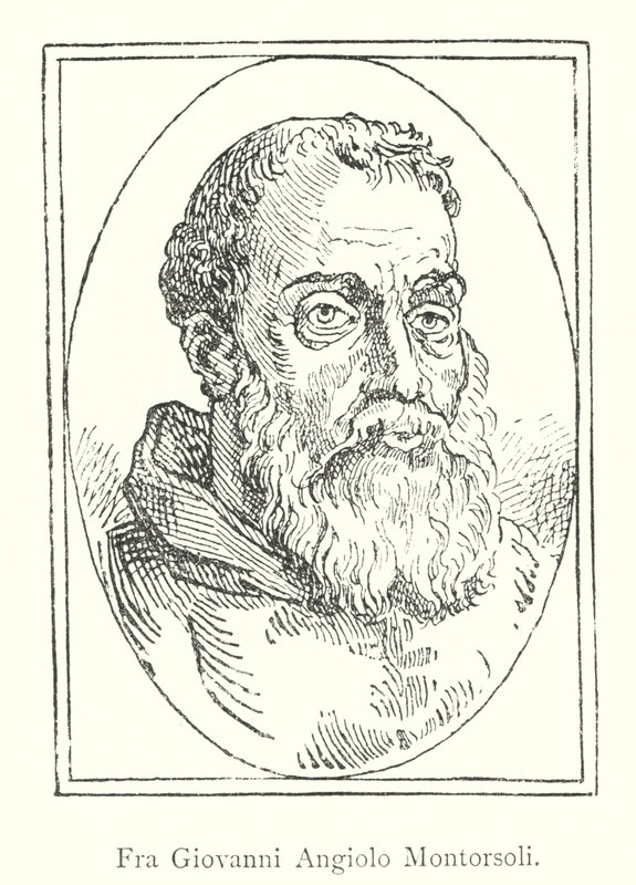 Fra Giovanni Angiolo Montorsoli (gravyr) av Italian School