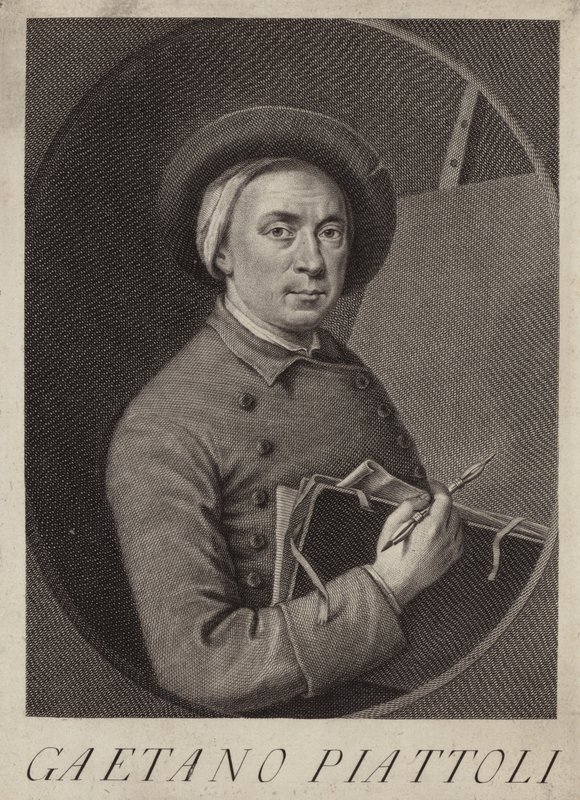 Gaetano Piattoli, italiensk porträttmålare av Italian School