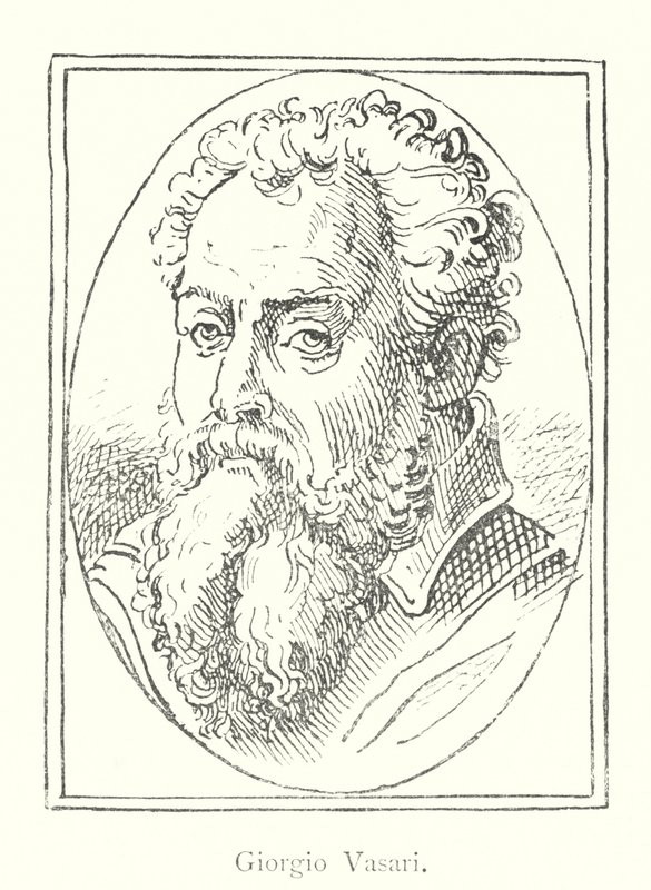Giorgio Vasari (gravyr) av Italian School