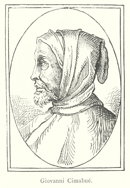 Giovanni Cimabue (gravyr) av Italian School