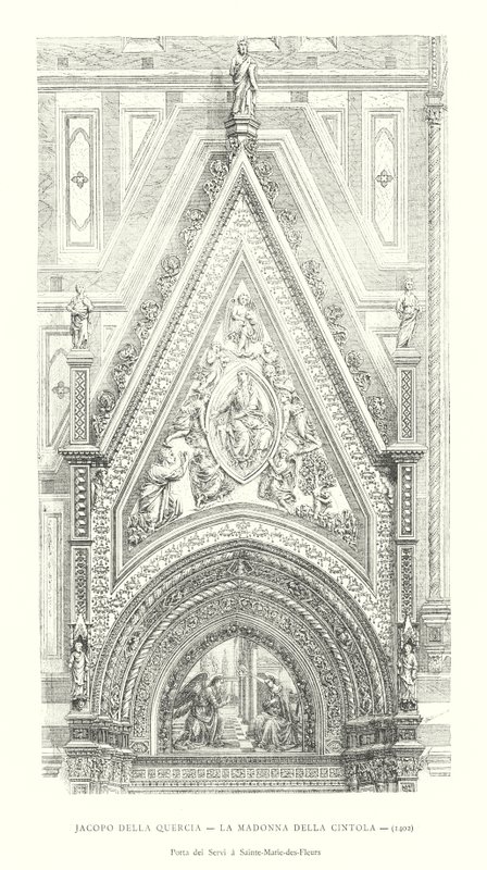 Jacopo della Quercia, Madonnan i bältet av Italian School
