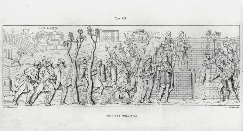 Trajanus kolumn, Trajanus kolumn av Italian School