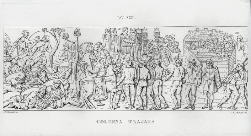 Trajanus kolumn, Trajanus kolumn av Italian School