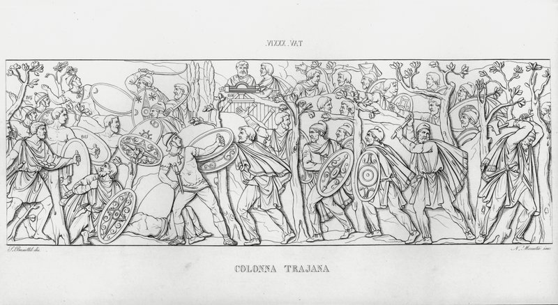 Trajanus kolumn, Trajanus kolumn av Italian School