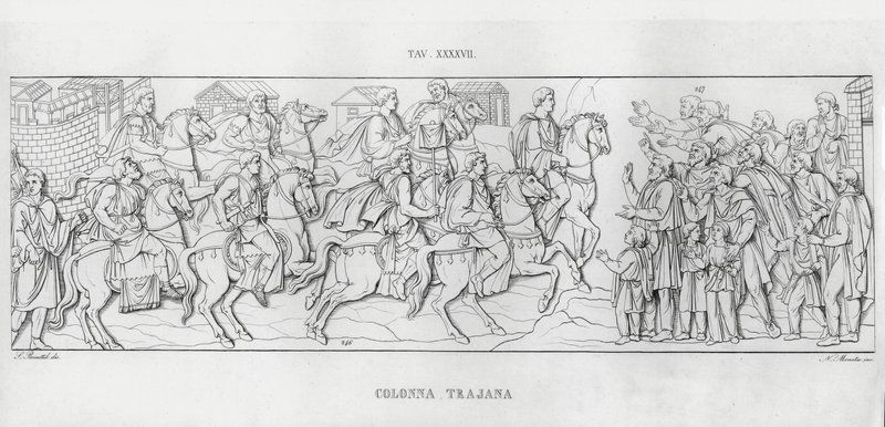 Trajanus kolumn, Trajanus kolumn av Italian School