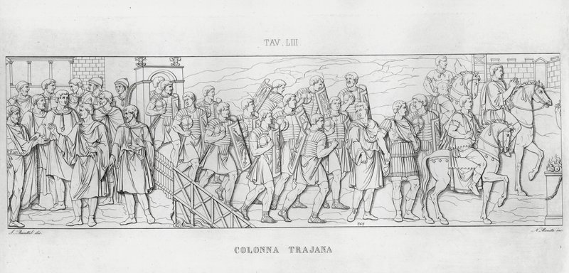 Trajanus kolumn, Trajanus kolumn av Italian School