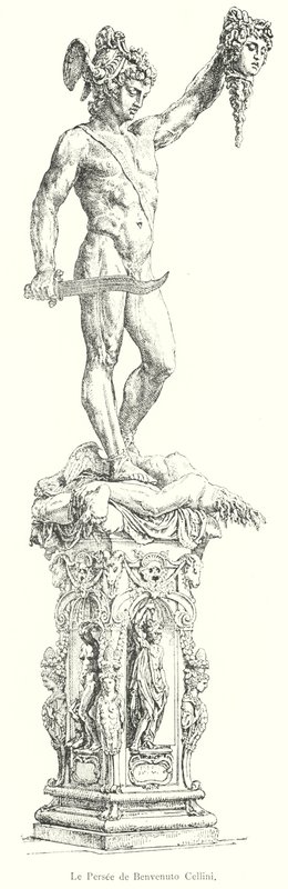 The Persee de Benvenuto Cellini (gravyr) av Italian School