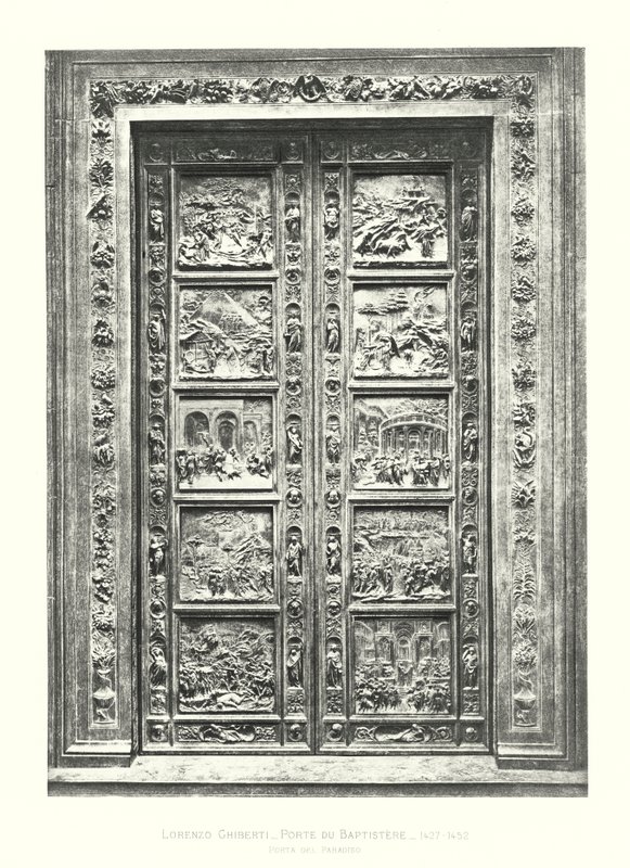 Lorenzo Ghiberti, Porte du Baptistere av Italian School