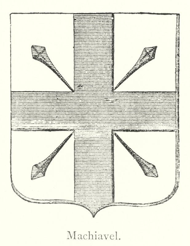 Machiavel (gravyr) av Italian School