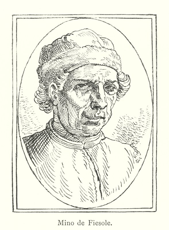 Mino de Fiesole (gravyr) av Italian School