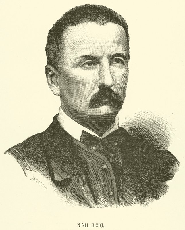 Nino Bixio (gravyr) av Italian School