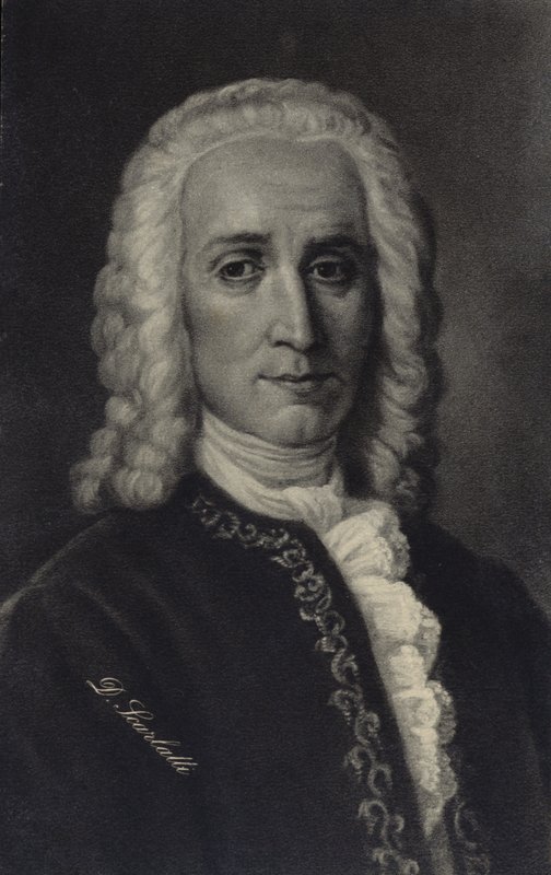 Porträtt av Domenico Scarlatti av Italian School