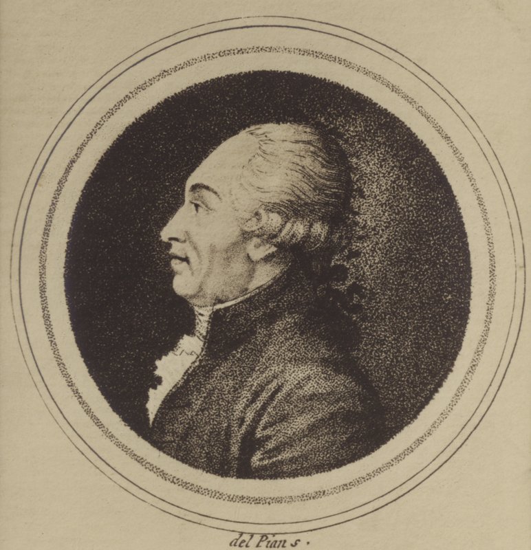 Porträtt av Giuseppe Tartini av Italian School