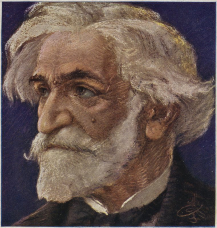Porträtt av Giuseppe Verdi av Italian School