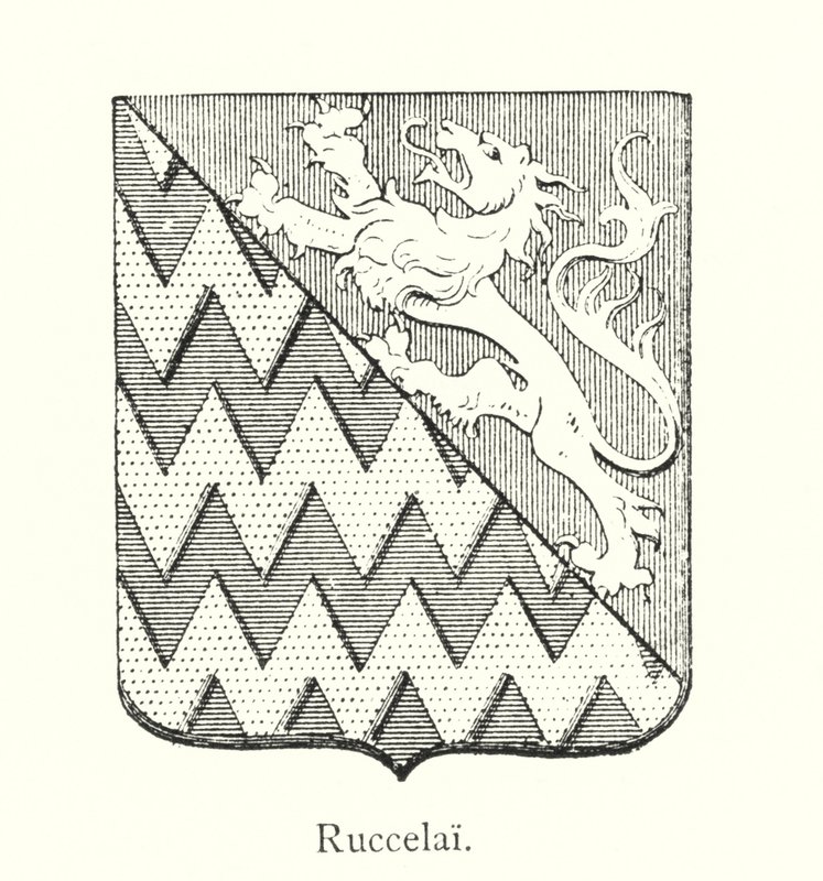 Ruccelai (gravyr) av Italian School