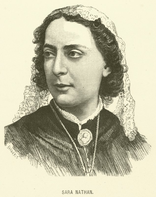 Sara Nathan (gravyr) av Italian School