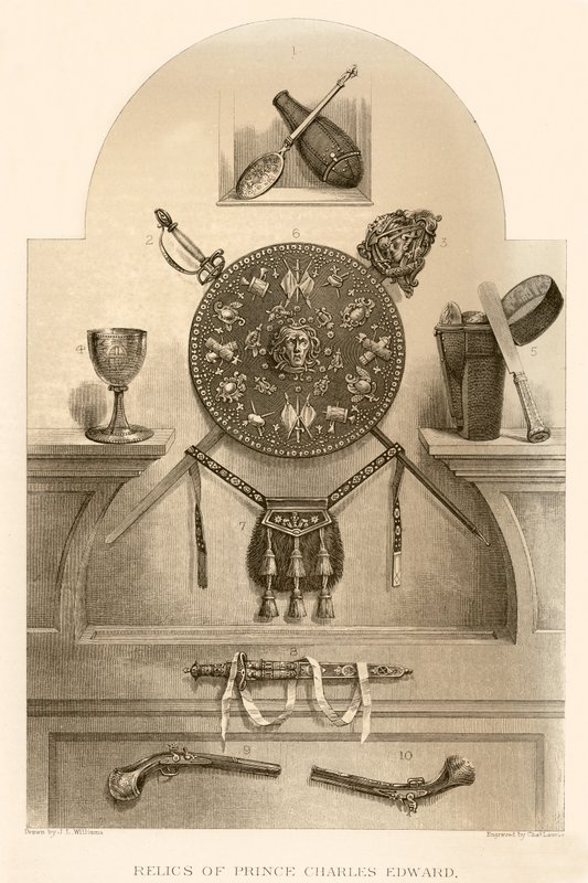 Reliker av prins Charles Edward av J.L. Williams