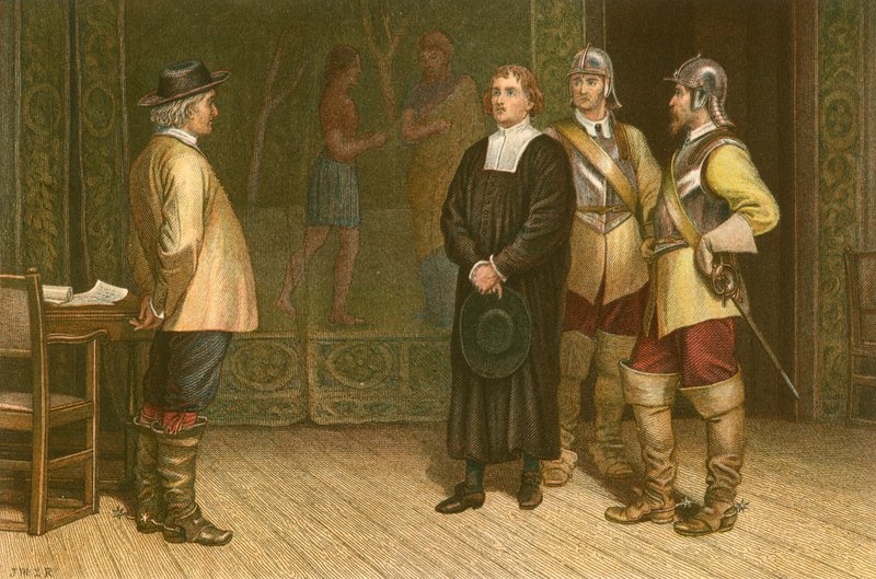 James Durham ställs inför Oliver Cromwell av J.M.L. Ralston