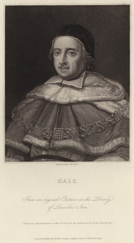 Sir Matthew Hale av J.W. Cook