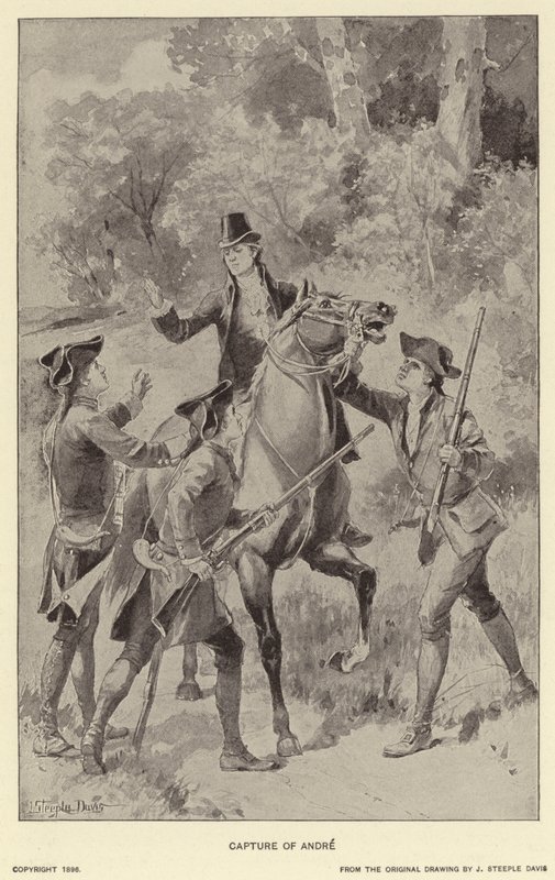 Capture of Andre (litho) av J. (after) Steeple Davis