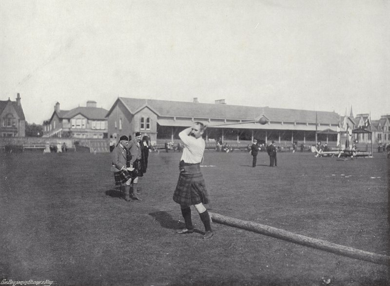 Inverness Gathering, kastar hammaren av J. Benjamin Stone