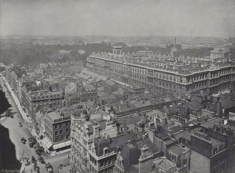 Westminster från klocktornet av J. Benjamin Stone