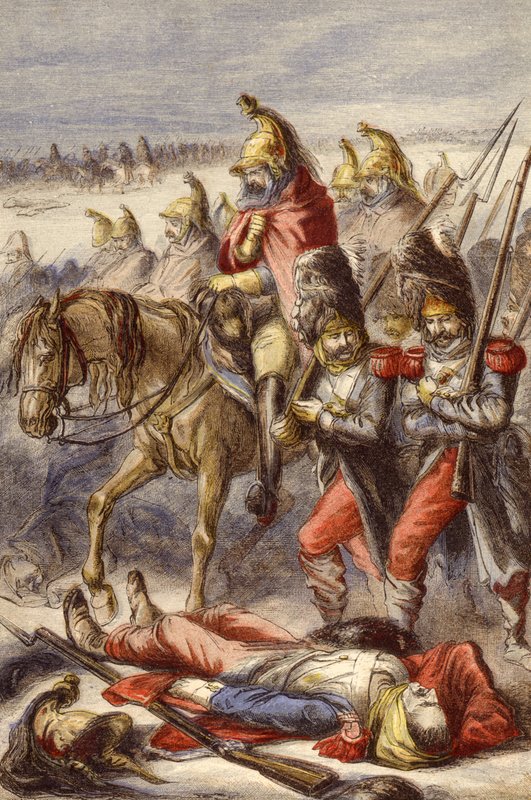 Återtåget från Moskva (kromolit) av J. H. Nicholson