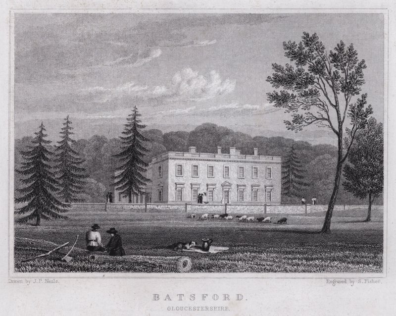 Batsford, Gloucestershire (gravyr) av John Preston Neale