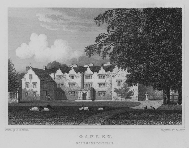 Oakley, Northamptonshire (gravyr) av John Preston Neale