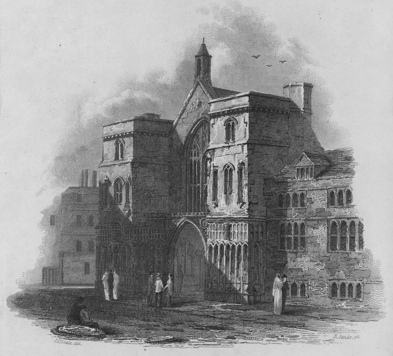Westminster Hall (gravyr) av John Preston Neale