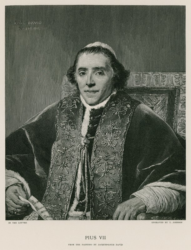 Påven Pius VII av Jacques Louis David