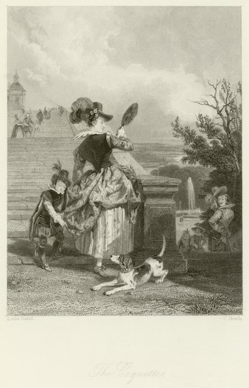 Koketten av Jacques Louis David