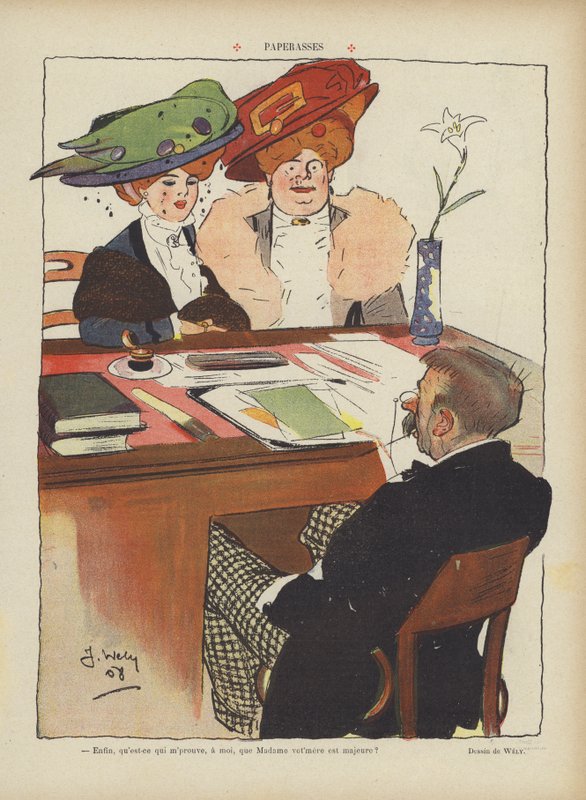 Illustration för Le Rire av Jacques Wely