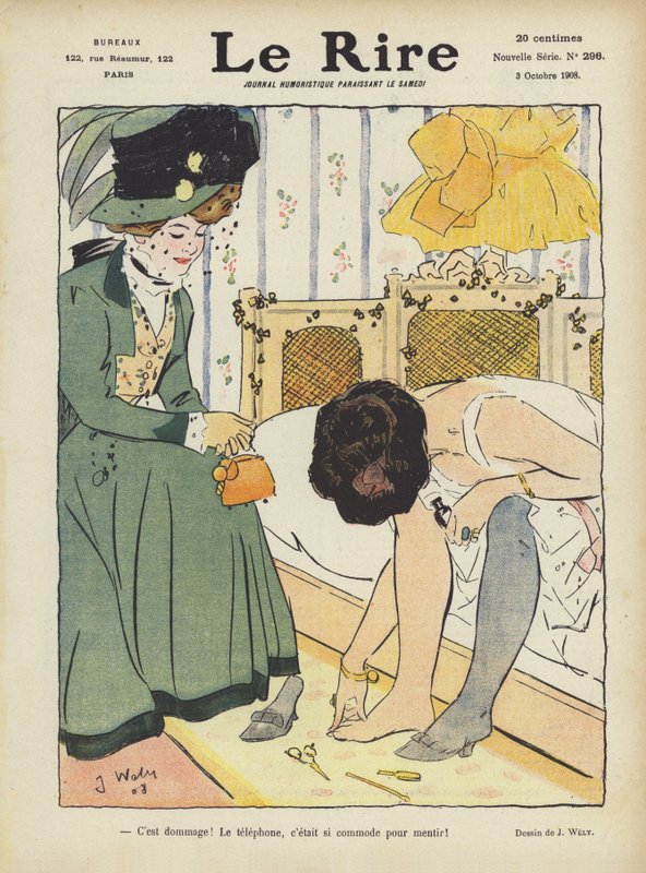 Illustration för Le Rire av Jacques Wely