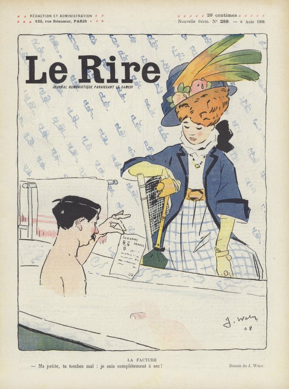 Illustration för Le Rire av Jacques Wely