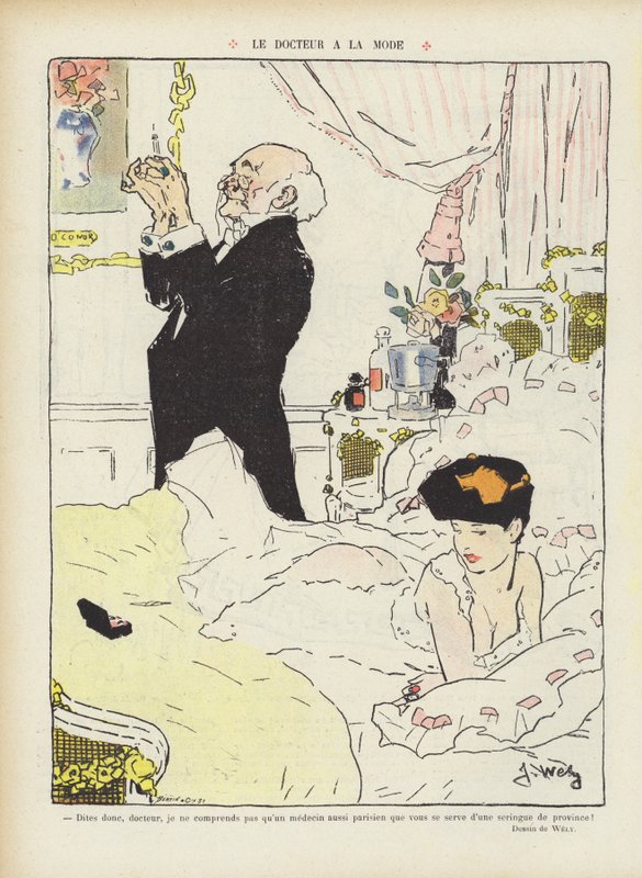 Illustration för Le Rire av Jacques Wely